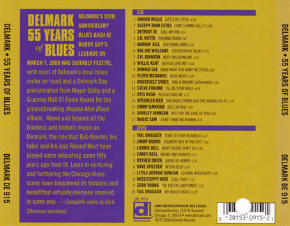 Various : 55 Years Of Blues (CD, Comp + DVD-V)