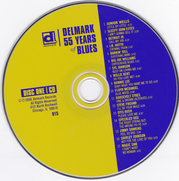 Various : 55 Years Of Blues (CD, Comp + DVD-V)