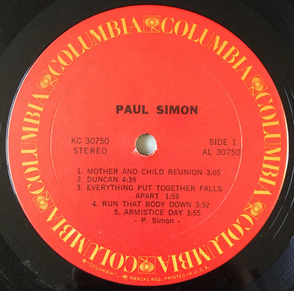 Paul Simon : Paul Simon (LP, Album)