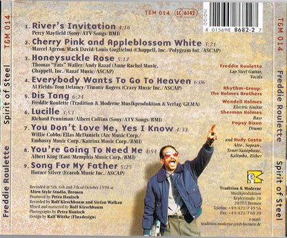 Freddie Roulette : Spirit Of Steel (CD, Album, Dig)