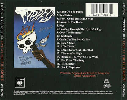 Cypress Hill : Live At The Fillmore (CD, Album)