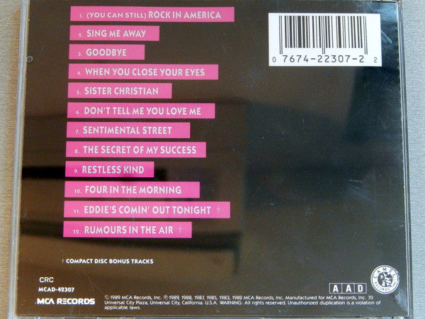 Night Ranger : Greatest Hits (CD, Comp, Club, RE)