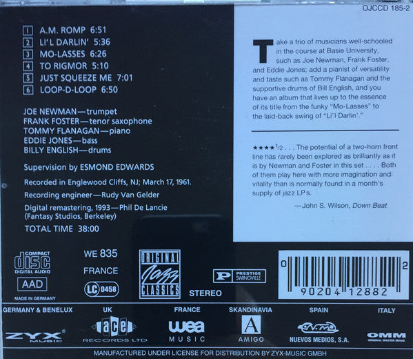 Buy Joe Newman With Frank Foster : Good 'N' Groovy (CD, Album, RE