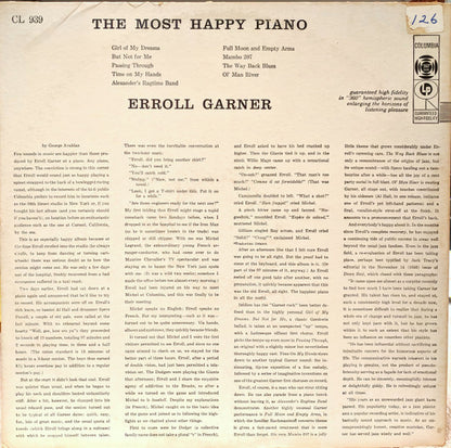 Erroll Garner : The Most Happy Piano (LP, Album)