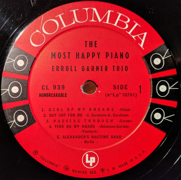 Erroll Garner : The Most Happy Piano (LP, Album)
