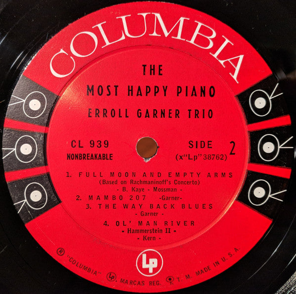 Erroll Garner : The Most Happy Piano (LP, Album)