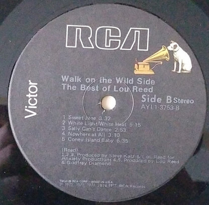 Lou Reed : Walk On The Wild Side - The Best Of Lou Reed (LP, Comp, RE, Ind)