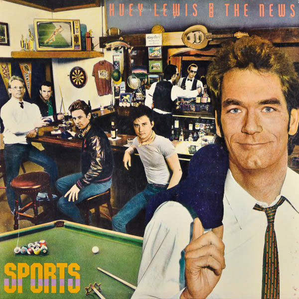 Huey Lewis And The News* : Sports (LP, Album, Pit)