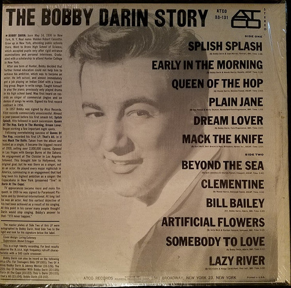 Bobby Darin : The Bobby Darin Story - Mack The Knife (LP, Comp, Ind)