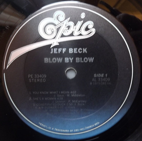 Jeff Beck : Blow By Blow (LP, Album, RE, Pit)