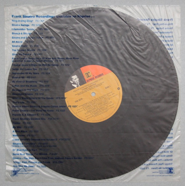 Frank Sinatra : Frank Sinatra's Greatest Hits (LP, Comp, RE, Spe)