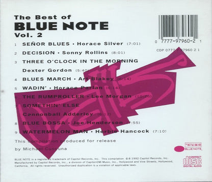 Various : The Best Of Blue Note Vol. 2 (CD, Comp, Mono, RE, RP)