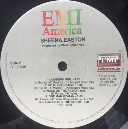 Sheena Easton : Sheena Easton (LP, Album, Jac)