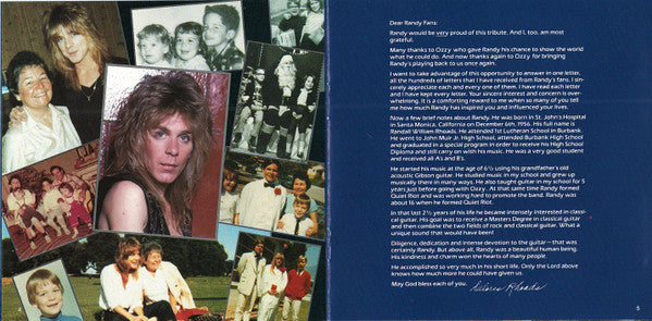 Ozzy Osbourne : Randy Rhoads Tribute (CD, Album)