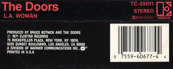 The Doors : L.A. Woman (Cass, Album, RE, AR)