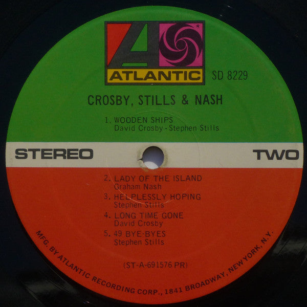 Crosby, Stills & Nash : Crosby, Stills & Nash (LP, Album, PR-)