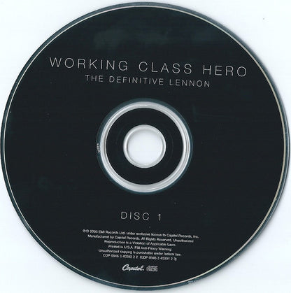 John Lennon : Working Class Hero - The Definitive Lennon (2xCD, Comp)