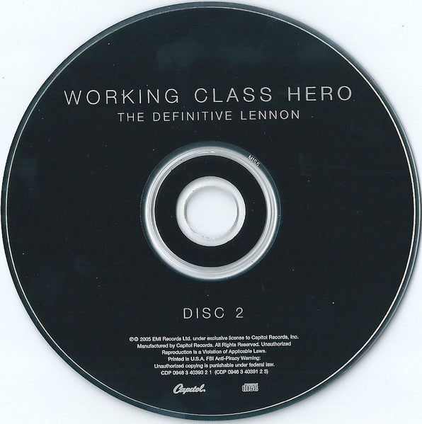 John Lennon : Working Class Hero - The Definitive Lennon (2xCD, Comp)