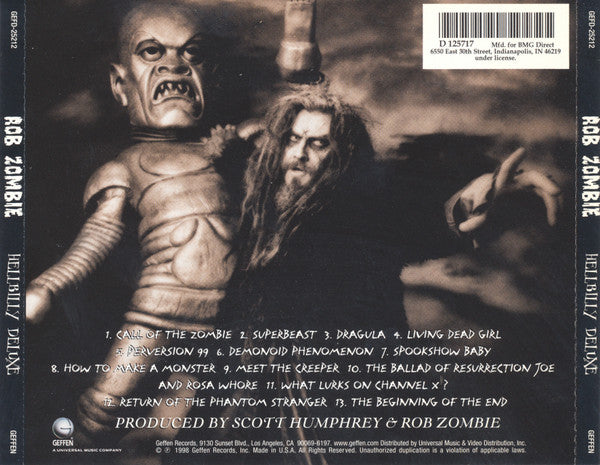 Rob Zombie : Hellbilly Deluxe (CD, Album, Club)