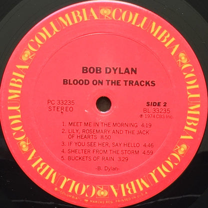Bob Dylan : Blood On The Tracks (LP, Album, RP, 3rd)