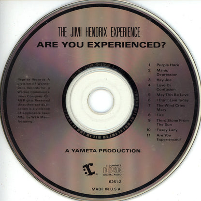 The Jimi Hendrix Experience : Are You Experienced? (CD, Album, RE, RM)