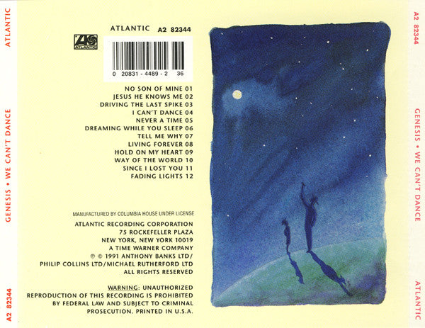 Genesis : We Can't Dance (CD, Album, Club, SRC)