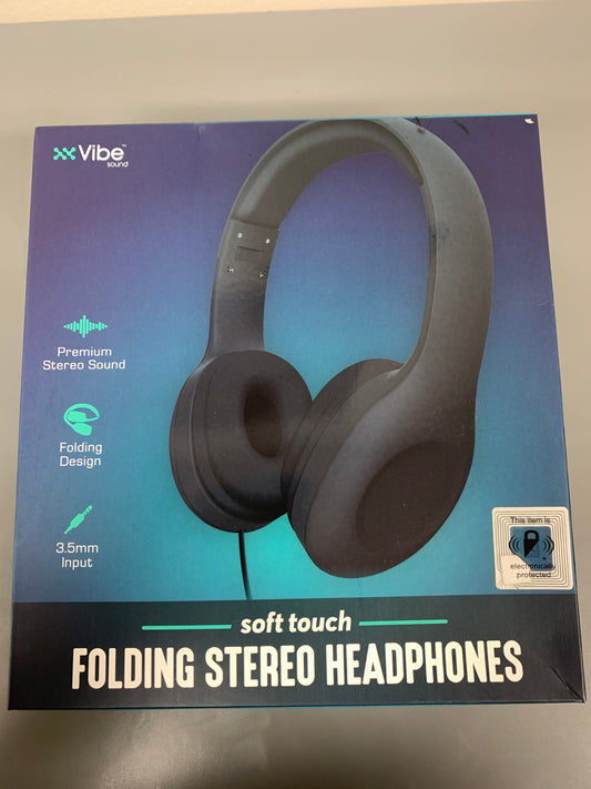 Vibe Sound Folding Stereo Headphones
