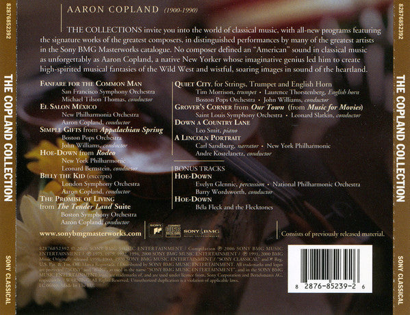 Aaron Copland : The Copland Collection (CD, Comp, RE)