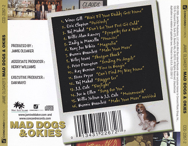 Various : Jamie Oldaker's Mad Dogs & Okies (CD, Album)