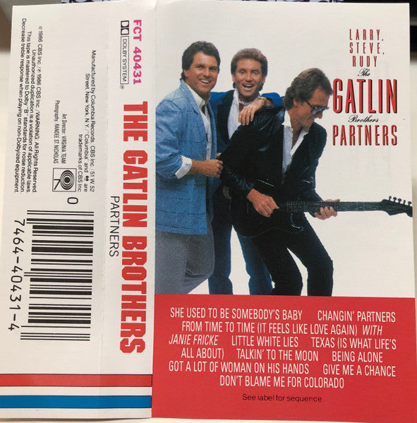 Larry Gatlin & The Gatlin Brothers : Partners (Cass, Album, DOL)