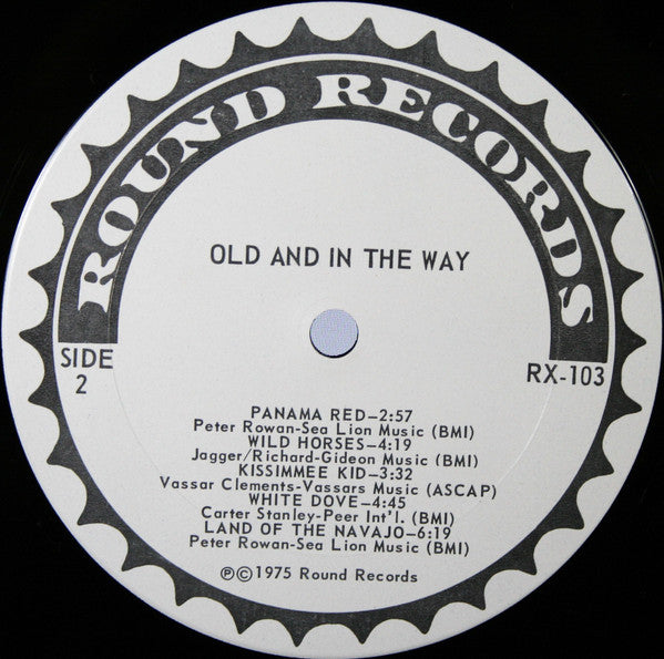 Old & In The Way : Old & In The Way (LP, Album, Pit)