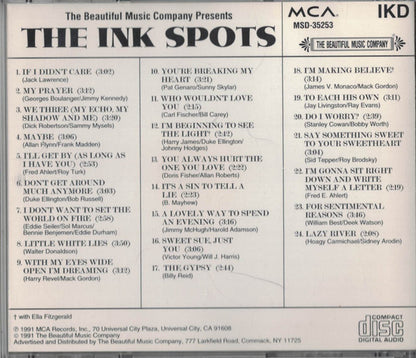 The Ink Spots : The Beautiful Music Company Presents The Ink Spots (CD, Comp)