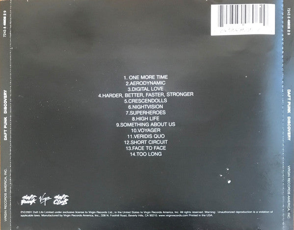 Daft Punk : Discovery (CD, Album)