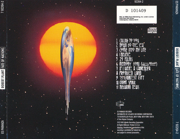 Robert Plant : Fate Of Nations (CD, Album, Club)