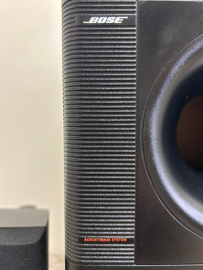 Bose Acoustimass 3 Series IV Speakers * Fully Serviced  * Desk Stands * Manual