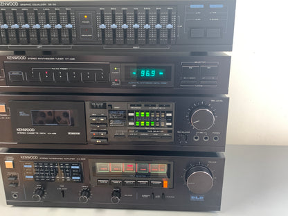 Kenwood Rack * Kenwood GE-34 Equalizer * KT-42B Tuner * KX-42B Cassette Deck * KA-92B Integrated Amp