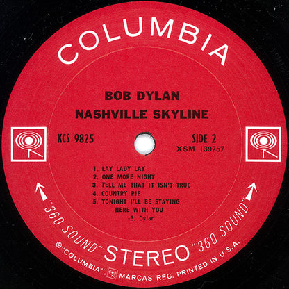 Bob Dylan : Nashville Skyline (LP, Album, San)
