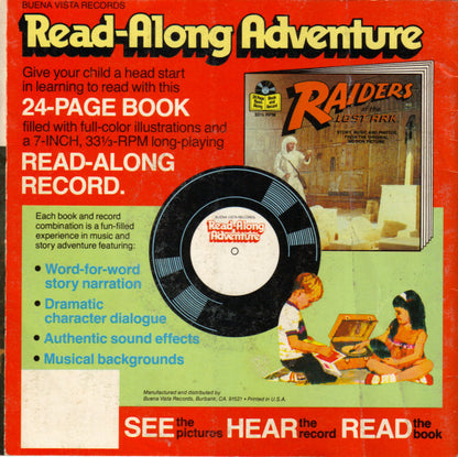 Unknown Artist : Raiders Of The Lost Ark (7")