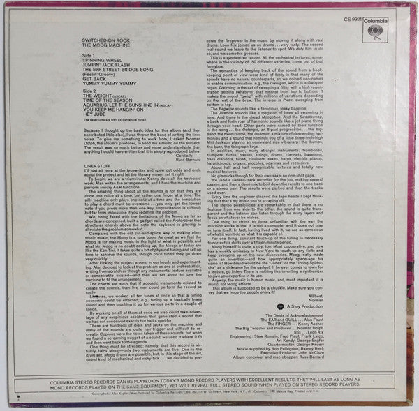 The Moog Machine : Switched-On Rock (LP, Album, Ter)