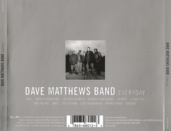 Dave Matthews Band : Everyday (CD, Album, Son)