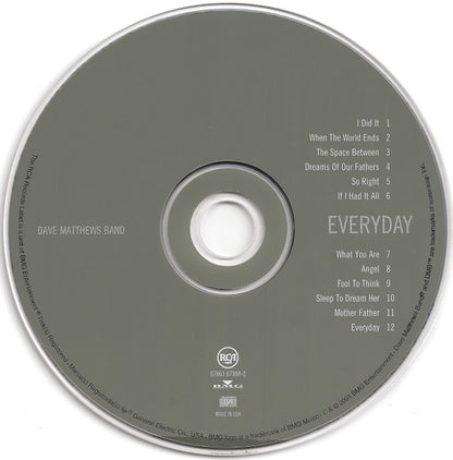 Dave Matthews Band : Everyday (CD, Album, Son)