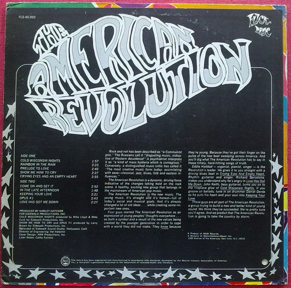 The American Revolution : The American Revolution (LP, Album, Wad)