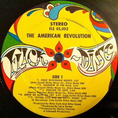 The American Revolution : The American Revolution (LP, Album, Wad)