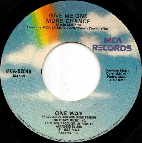 One Way : Cutie Pie (7", Glo)