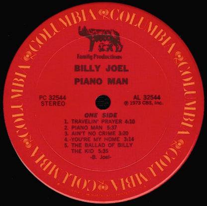 Billy Joel : Piano Man (LP, Album, RE, Pit)