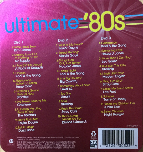 Various : Ultimate '80s Collector's Edition (3xCD, Comp)