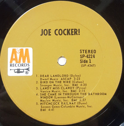 Joe Cocker : Joe Cocker! (LP, Album, Pit)