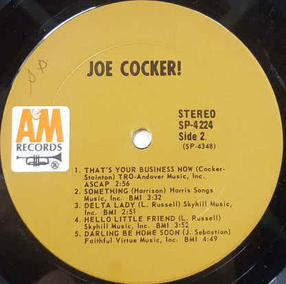 Joe Cocker : Joe Cocker! (LP, Album, Pit)