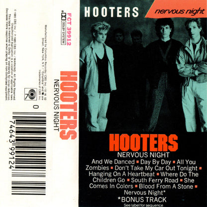 The Hooters : Nervous Night (Cass, Album, Fab)