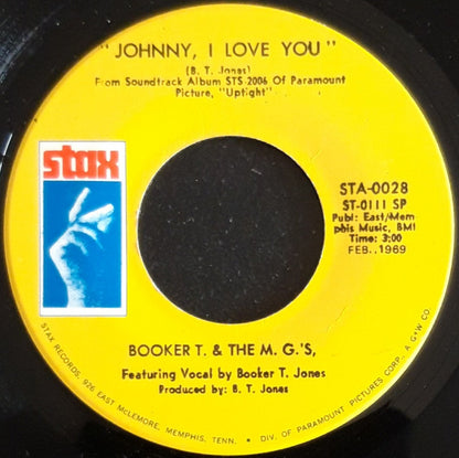 Booker T. & The M.G.'s* : Time Is Tight (7", Spe)